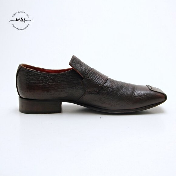 Mark‎ Nason Vintage Men\'s Vero Cuoio Square Loafers in Brown Men Size 10 main image 10